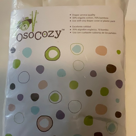 OsoCozy Cloth Diapers 100% Cotton Dimension 14.5 x 22 Baby Weight 15 to 30 lbs - Picture 4 of 7